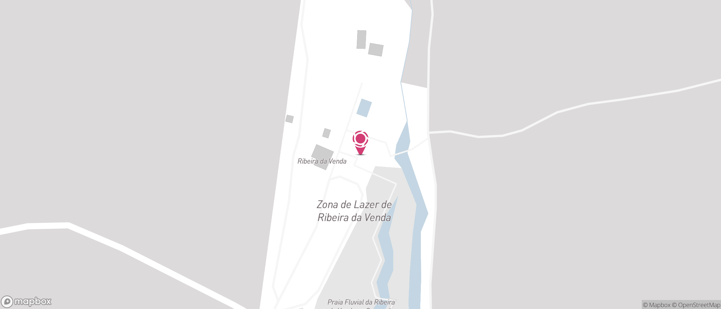 Localização de Praia Fluvial da Ribeira da Venda
