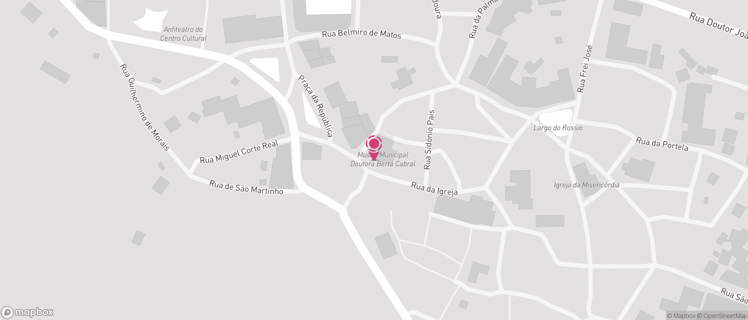 Localização de Museu Municipal Doutora Berta Cabral