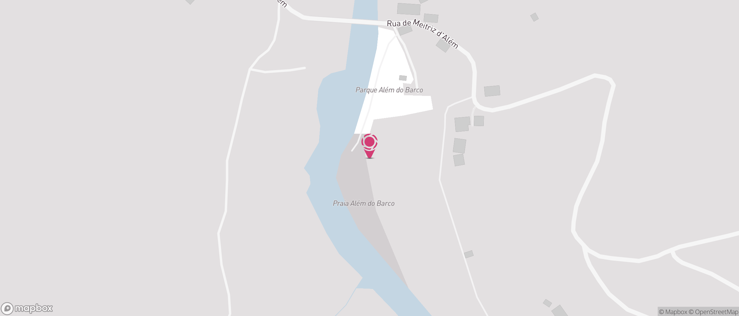 Localização de Praia Fluvial de Meitriz