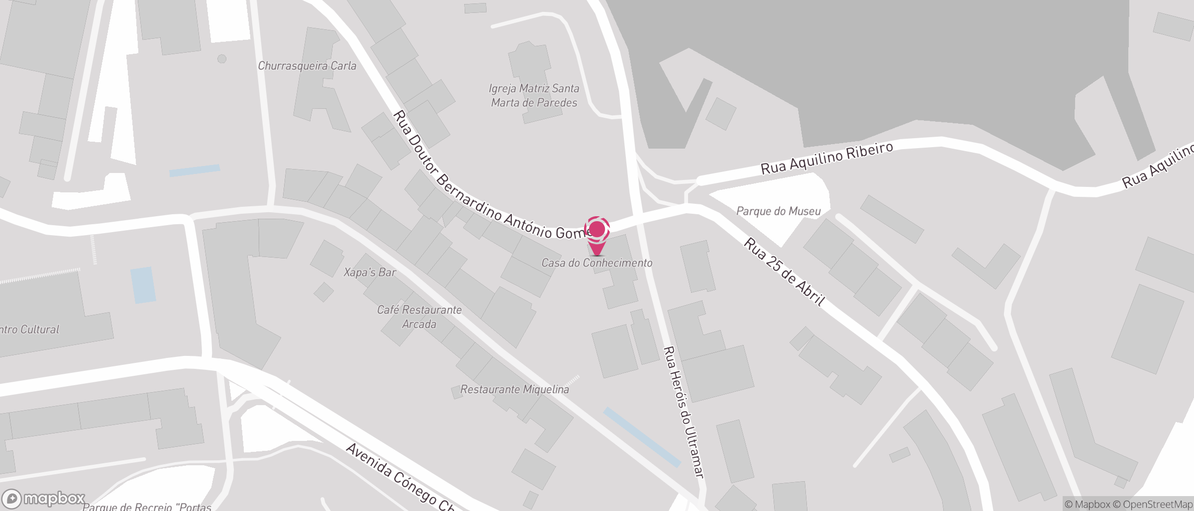 Localização de Casa do Conhecimento