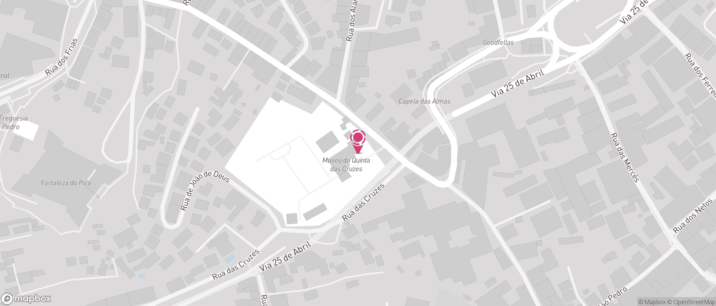 Localização de Museu da Quinta das Cruzes